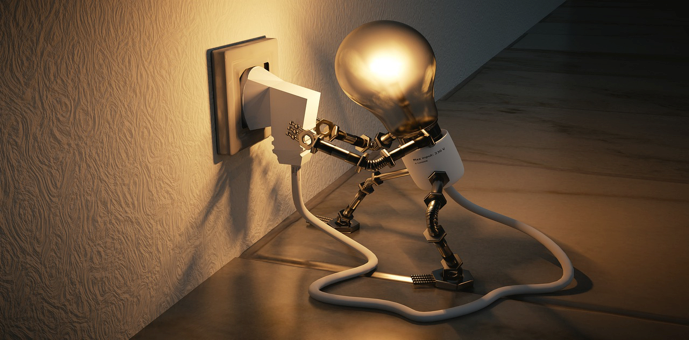 light bulb and plug