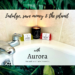 Aurora Cosmetics shampoo bar, soap bar and candle review