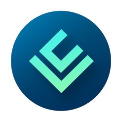 blue and green round lifecoin logo . Lifecoin is an app that rewards you for walking