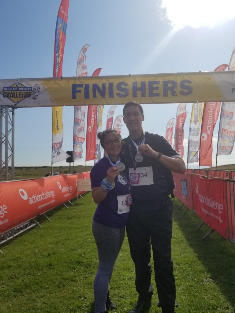 Lei Hang and Oliver read Finished the Isle of Wight Ultra Challenge