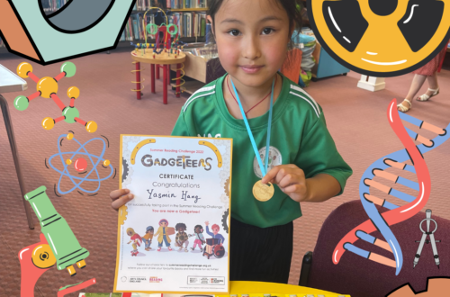 This year's FREE to join Summer Reading Challenge theme is Gadgeteers . Find out how to join & get a medal upon completion!