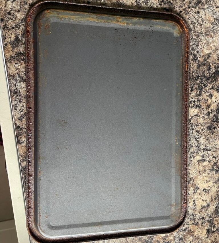 Why do metal baking trays rust in the dishwasher? - The Thrifty Island Girl